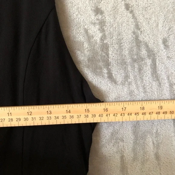 Adam Levine Mini Black Dress Size L Flowy A-Line Flare Whimsigoth Feminine - Picture 12 of 14